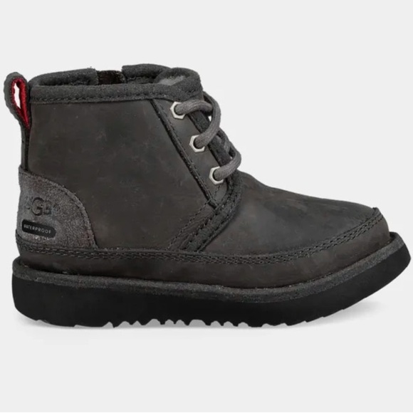 UGG Other - Ugg Neumel II Unisex Youth Charcoal Gray Lace Up Boots Waterproof Size 10 USED
